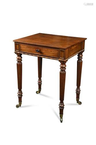 A late Regency occasional table,