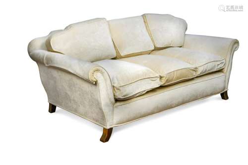 A three-seater sofa, modern,