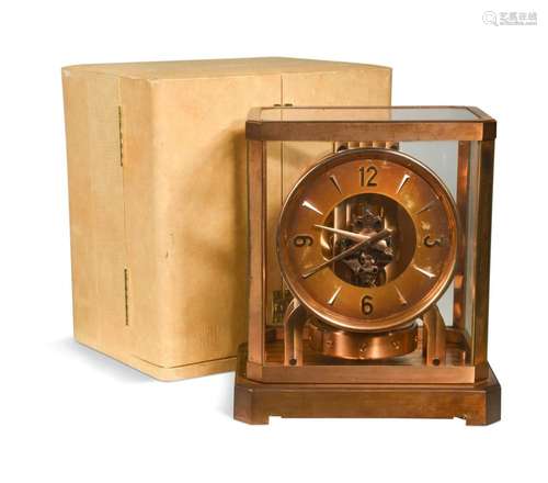 A Jaeger-LeCoultre Atmos clock, no. 68631, circa 1950s,