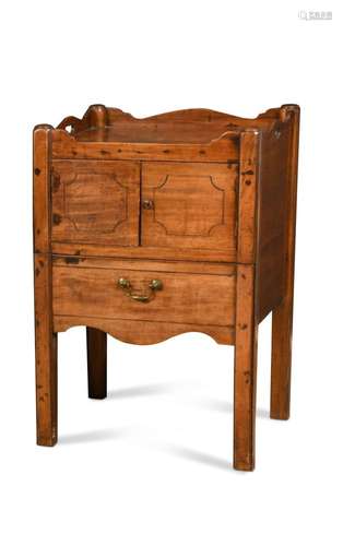 A George III mahogany night table,