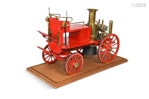 A model Shand Mason horse drawn steam fire engine,