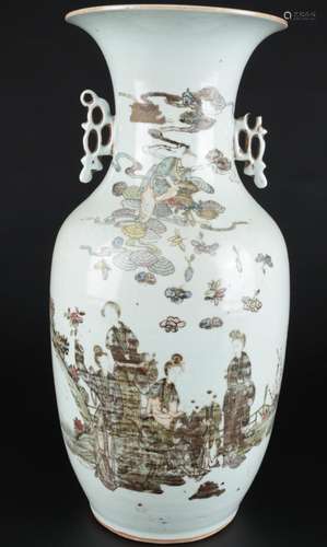 China large vase, Kuang-hsü 1875-1908, China große Vase,