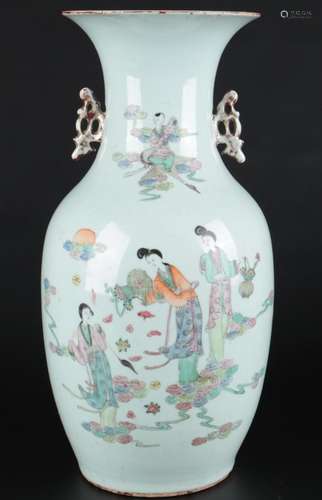 China large vase, Kuang-hsü 1875-1908, China große Vase,