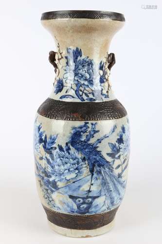 China vase Nanjing Qing-Dynasty,