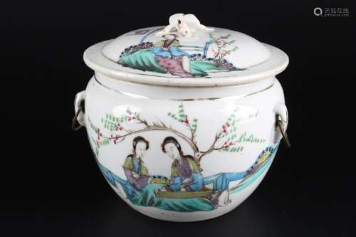 China lidded bowl, Deckeltopf,