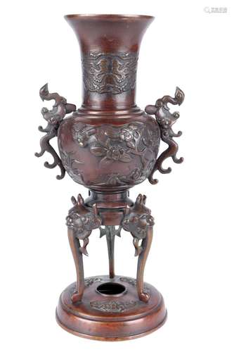 Japan bronze incense burner Meiji-Period (1868 - 1912), Bron...