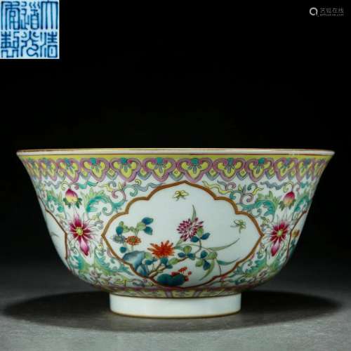 A Chinese Famille Rose Medalion Bowl