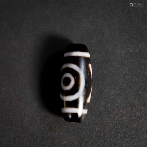 A Tibetan Dzi Bead