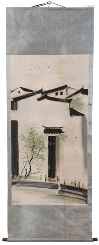 WU GUANZHONG (China 1919-2010), [attributed], Chinese city s...