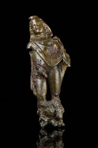 ANCIENT ROMAN BRONZE STATUETTE OF CUPID