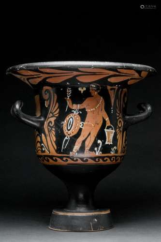 APULIAN RED-FIGURE BELL KRATER - TL TESTED