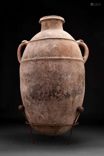 ANCIENT ROMAN POTTERY AMPHORA