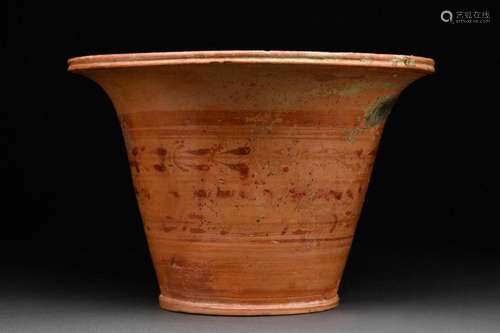 ANCIENT GREEK DAUNIAN POTTERY KALATHOS