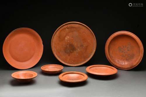 GROUP OF ANCIENT ROMAN TERRA SIGILATA VESSELS