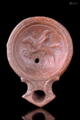 ROMAN TERRACOTTA OIL LAMP