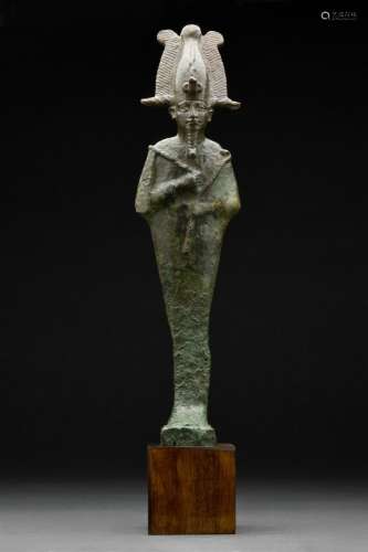 EGYPTIAN BRONZE OSIRIS VOTIVE