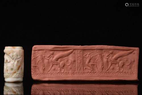 OLD BABYLONIAN CYLINDER SEAL