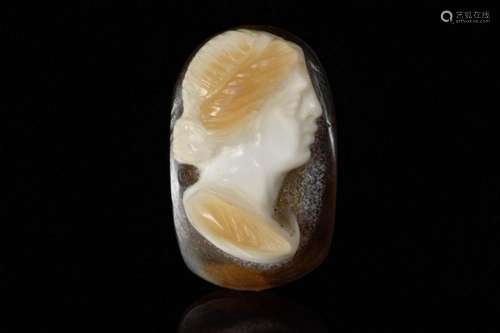 ROMAN ONYX CAMEO OF AN EMPRESS