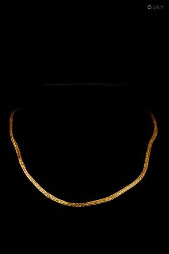 ROMAN GOLD CHAIN NECKLACE