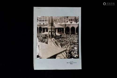 EARLY PHOTOGRAPH VIEW OF THE KAABAH AND MOSUE AT MECCA 2 OF ...