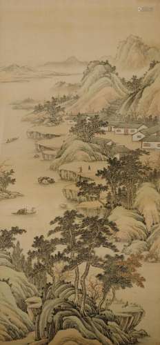 Chinese School Republic Period. Classical Chinese Landscape ...