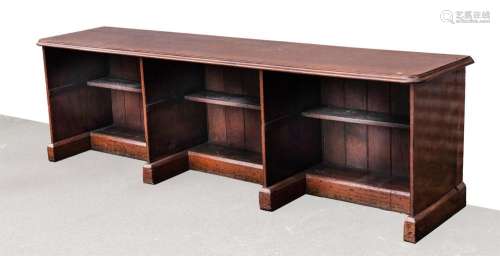 Colonial Cedar Counter. The moulded rectangular top above th...
