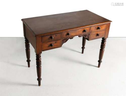 Colonial Cedar Dressing Table. The moulded rectangular top a...