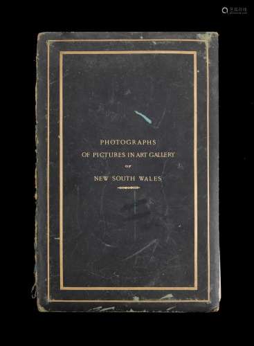 BOOK, 'Photographs of Pictures in Art Gallery of New Sou...
