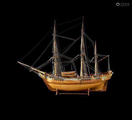 Hand Built 1:24 Scale Model of the HMS BOUNTY.