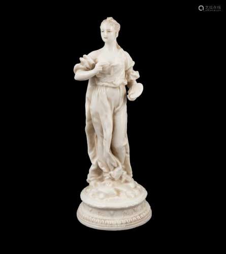18th/19th Hard Paste Porcelain Figure. Allegorical figure of...