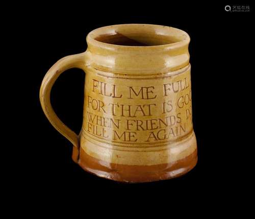 Michael CARDEW Winchcombe Pottery Motto Ware Mug Glaze frits...