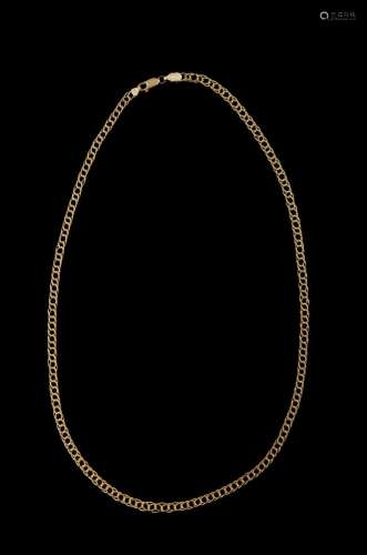 18ct Yellow Gold Double Curb Link Chain Italian 18ct chain w...