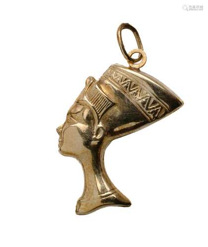 9ct Yellow Gold 'Nefertiti' Pendant/Charm Total weig...