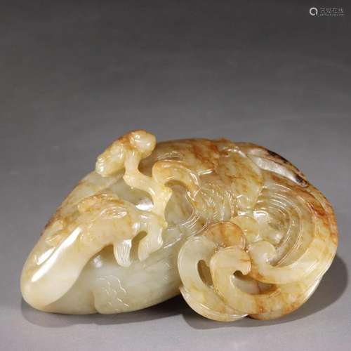 A Hetian Jade Phoenix