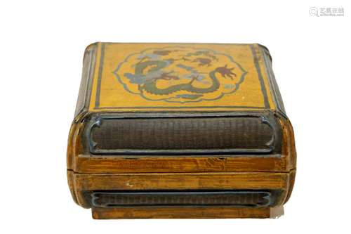 An exquisite imperial dragon pattern box