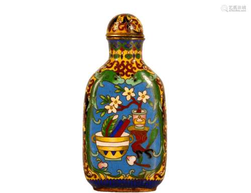 A Cloisonne Snuff Bottle