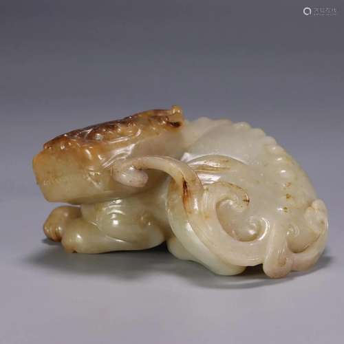 A Hetian Jade Beast