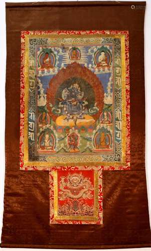 An Elegant Tibetan Mahakala Thangka