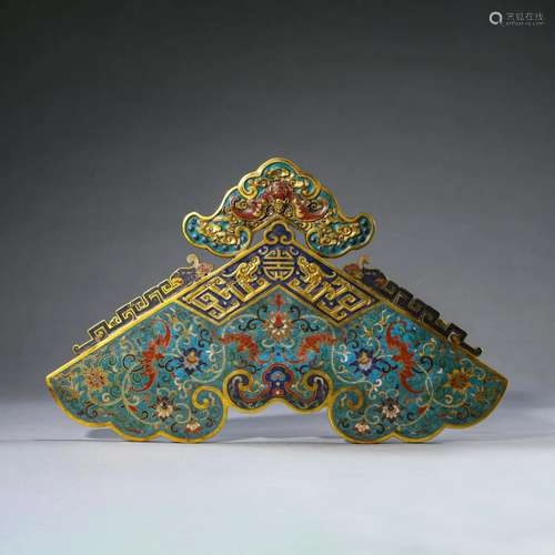 Cloisonne Enamel Lotus Qin