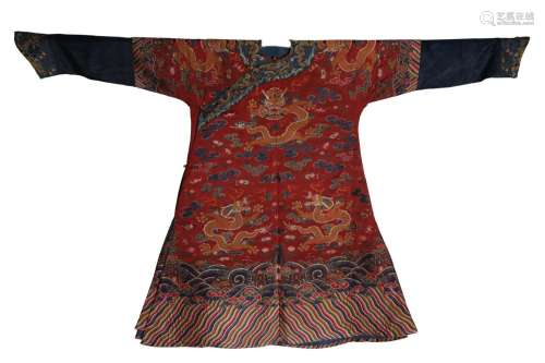 Embroidered Kesi Dragon Robe