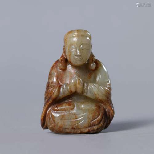 Carved Jade Buddha Statue