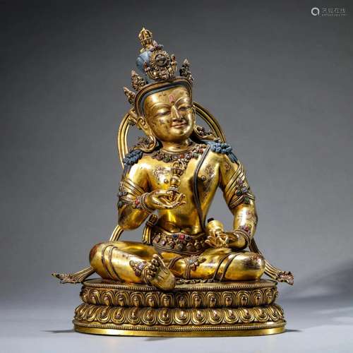 Gilt Bronze Figure of Vajrasattva