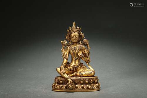 Gilt Bronze Statue of Buddha