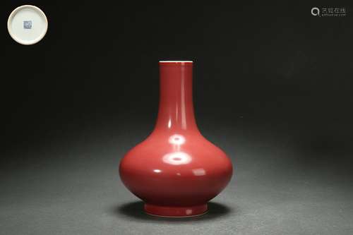 Monochrome Glazed Water Chestnut-shaped Vase