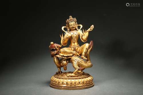 Gilt Bronze Statue of Buddha