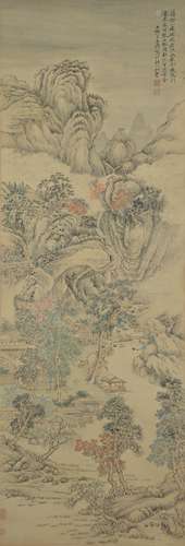 Landscape and Pavilion, Shi Tao