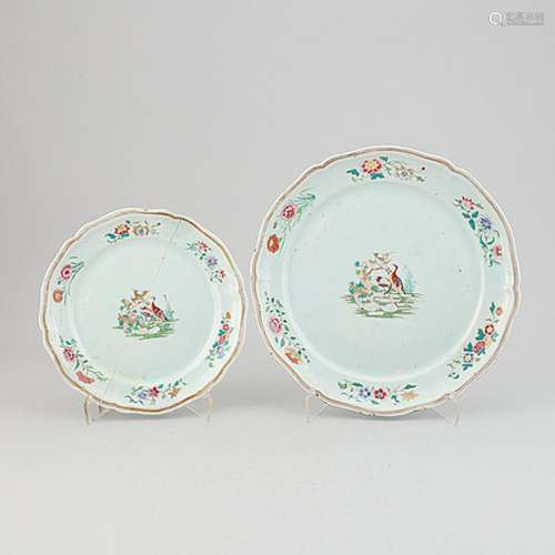 Two famille rose serving dishes, Qing dynasty, Qianlong (173...