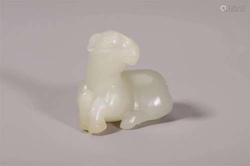 Khotan Jade Ram Ornament