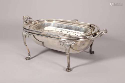 Silver Serving Tray, Nineteenth Century