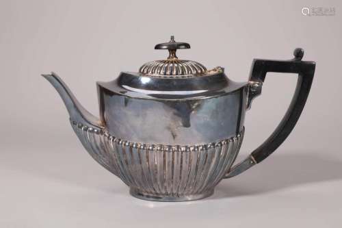 Gilt Silver Tea Pot, Nineteenth Century